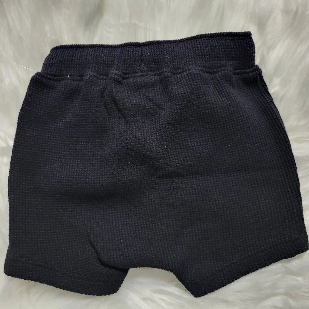 Waffle-Knit Pull-On Shorts for Baby